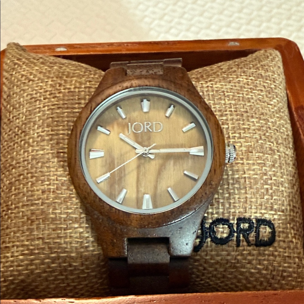 Men's JORD Wooden Watch - Brown - Picture 2 of 8